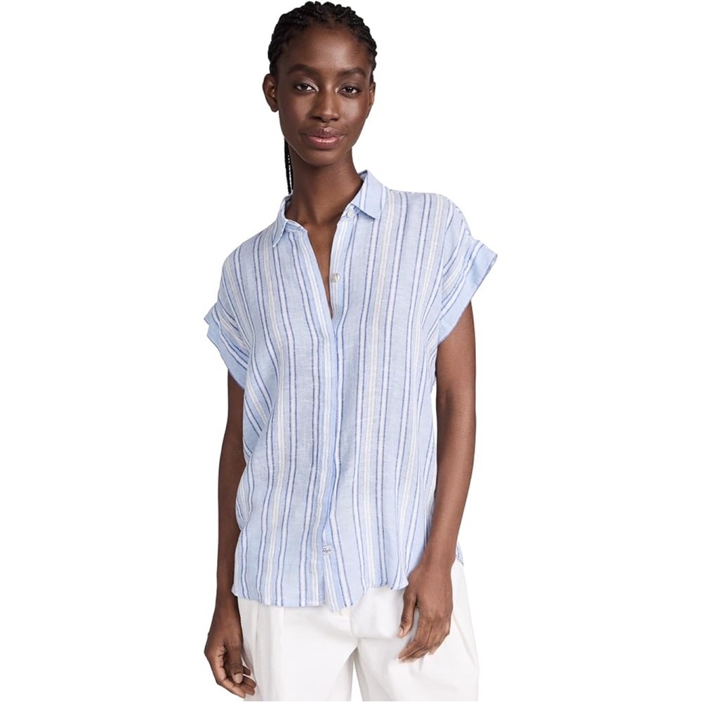 Rails Jamie Striped Linen Napoli Stripe Shirt